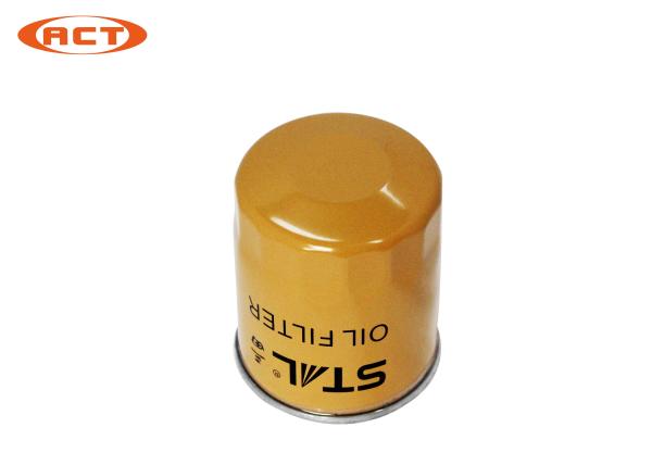 Filtro de óleo do metal de Hitachi, filtro de óleo amarelo 129150-35152 LF3657 da máquina escavadora