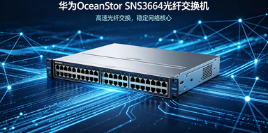 High-Density Huawei OceanStor SNS3664 32G Fibre Channel Switch With NVMe Over FC & Dual Redundant Power