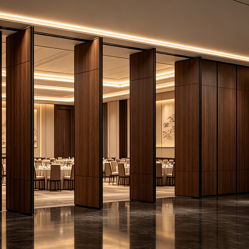 Modern Hotel Mobile Wall Dividers Removable Office Partition Walls Folding Screen