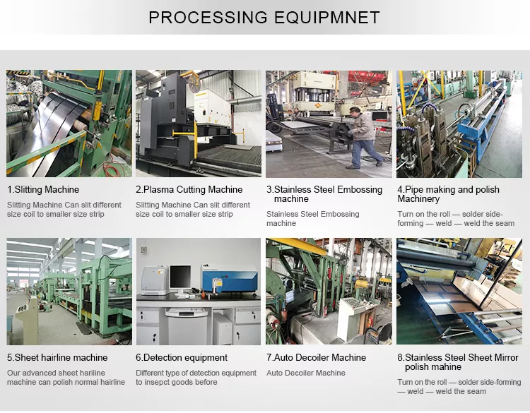 Inoxidable 304 Mirror Stainless Steel Sheet Thickened Hairline Finish