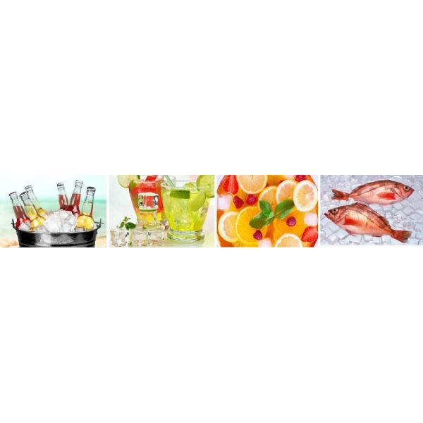 Stainless Steel R401A Block Ice Maker Machine 60kg Air Cooling