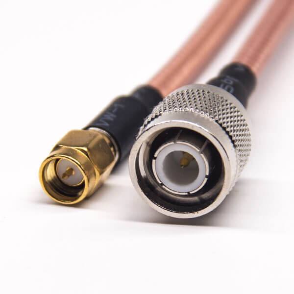 TNC Male Crimp Type Plug Connector RF Coaxial Cable with IP67 Brass Housing for RG58 RG223 RG316 DC-11GHz