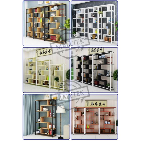 Порошкообразный деревянный дисплейный стойка высота регулируемая металлическая сталь для деталей мебели