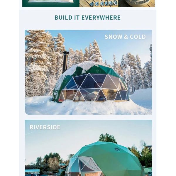 Гостиничная декорация Надувная круглая купольная палатка