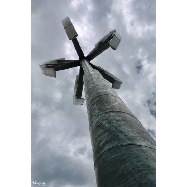 10KW Vertical Axis Wind Turbine with Low Startup Wind Speed and Noise-Free Operation for Off-Grid Applications