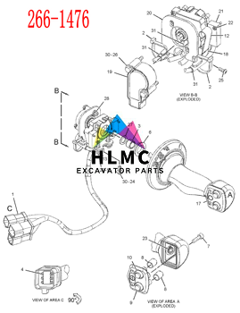 266-1476 2661476 Piston Sensor   D6N D8T D9T Tractor C15 C18 C6.6 Engine