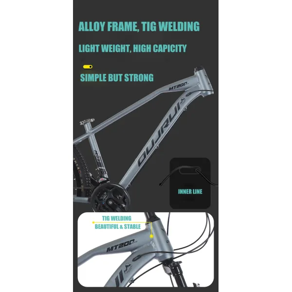 27.5 дюймов Легчайший Алюминиевый Горный Велосипед Сплав Вилка Горный Велосипед