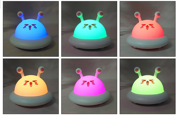 Rechargeable Cute Night Lamps LED Animal Night Light Colorful Silicone Night Light For Kids