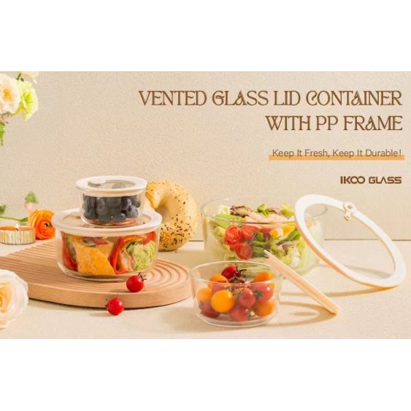 BPA-free borosilicate glass container set with drop test packaging for E-commerce Sellers & DTC Subscription Brands