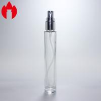 Bouteille en verre de parfum clair de 10 ml avec pulvérisateur de pompe