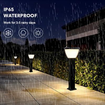 O caminho solar de alumínio do diodo emissor de luz da carga rápida ilumina a lâmpada IP65 solar exterior para a jarda do pátio