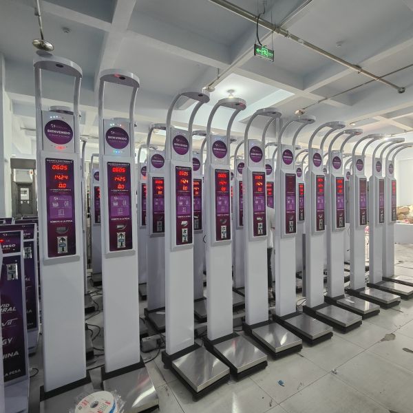 Steel Coin-Operated Height and Weight Measuring Machine with Packing Size 104*34*35cm