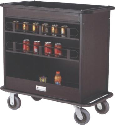 Grande base da parte inferior de Mini Drinks Trolley Anti Collision do espaço com as rodas 4pcs