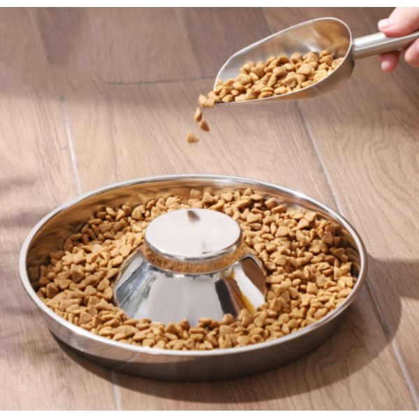 Stainless Steel Dog Bowl Puppy Slow Feeder Bowls For Food Feeding