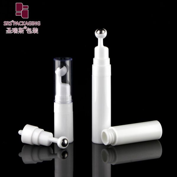 Eye Cream Plastic Roll On Applicator Bottle White 6ML 12ML 15ML