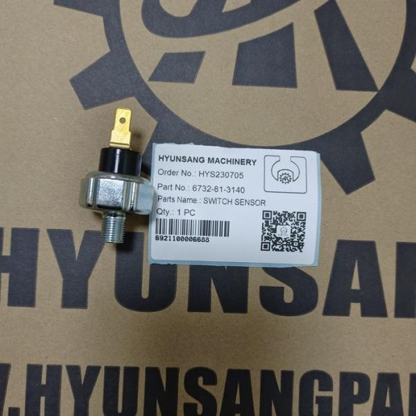Hyungsang High Quality Switch Sensor 6732-81-3140  Excavator Electrical Parts PC220 S4D102E S6D102E  WA120
