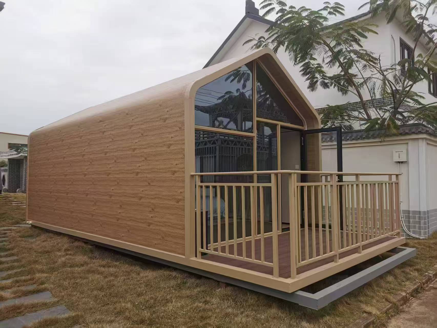 High Quality A-Frame Triangle Prefab Steel Structure Durable Villa Resort Apartments for Waterproof