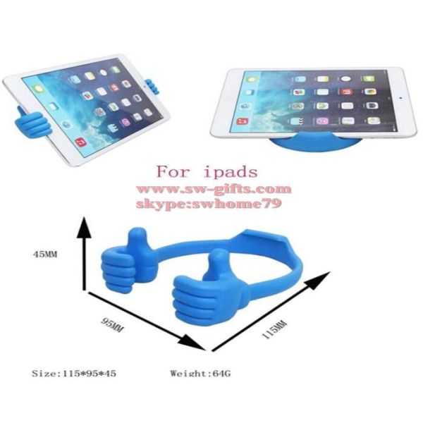 Hot Selling Adjustable Thumbs Stand Car Desktop Holder Mount For iPhone Samsung Tablet PCs