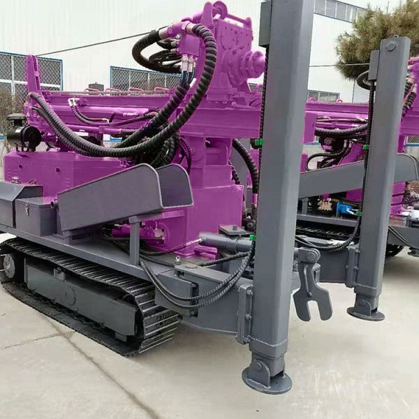 70KW Crawler Water Well Drilling Rig Hydraulic Borehole Deep Water Well Drilling Machine