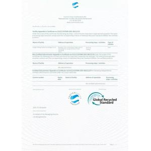 Wuxi Delicate Textile Technology Co ., Ltd . Certifications