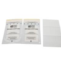 Coutume en plastique de sac de spécimen de Biohazard de transport de laboratoire clair à obturation automatique