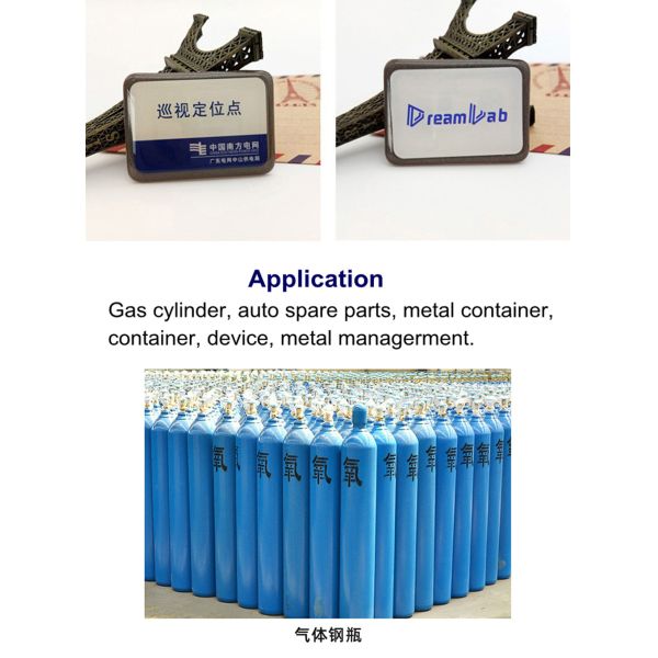 13.56MHz ISO 15693 Soft Epoxy on-Metal RFID Tag for Gas Cylinder Management