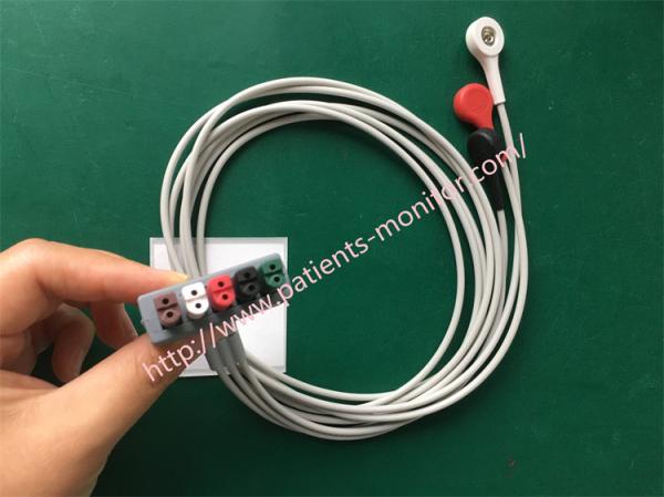 Mindray 3-lead ECG Leadset Adult Pediatric AHA Snap 0010-30-42734 ECG Machine Part New Original