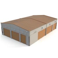 Prefabricados baratos Oficina Estrutura de aço pré-fabricada Fazenda Armazenamento Armazém Kit de construção de metal