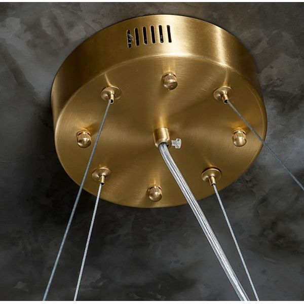 Света современного потолка люстры алебастра G9 декоративного вися для офиса 1935lm