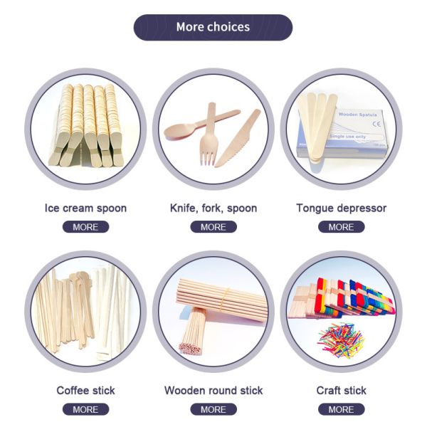 Disposable Wood Products for Customized Ice Cream Sticks in Eco-Friendly Material
