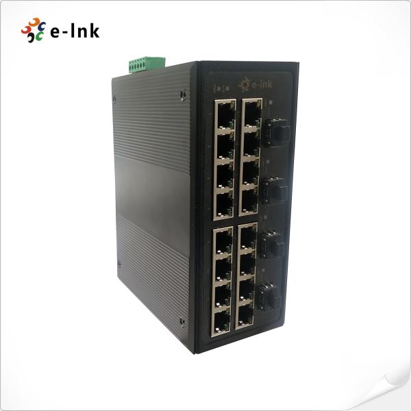 Commutateur industriel géré à 16 ports Gigabit 4xSFP 1000M