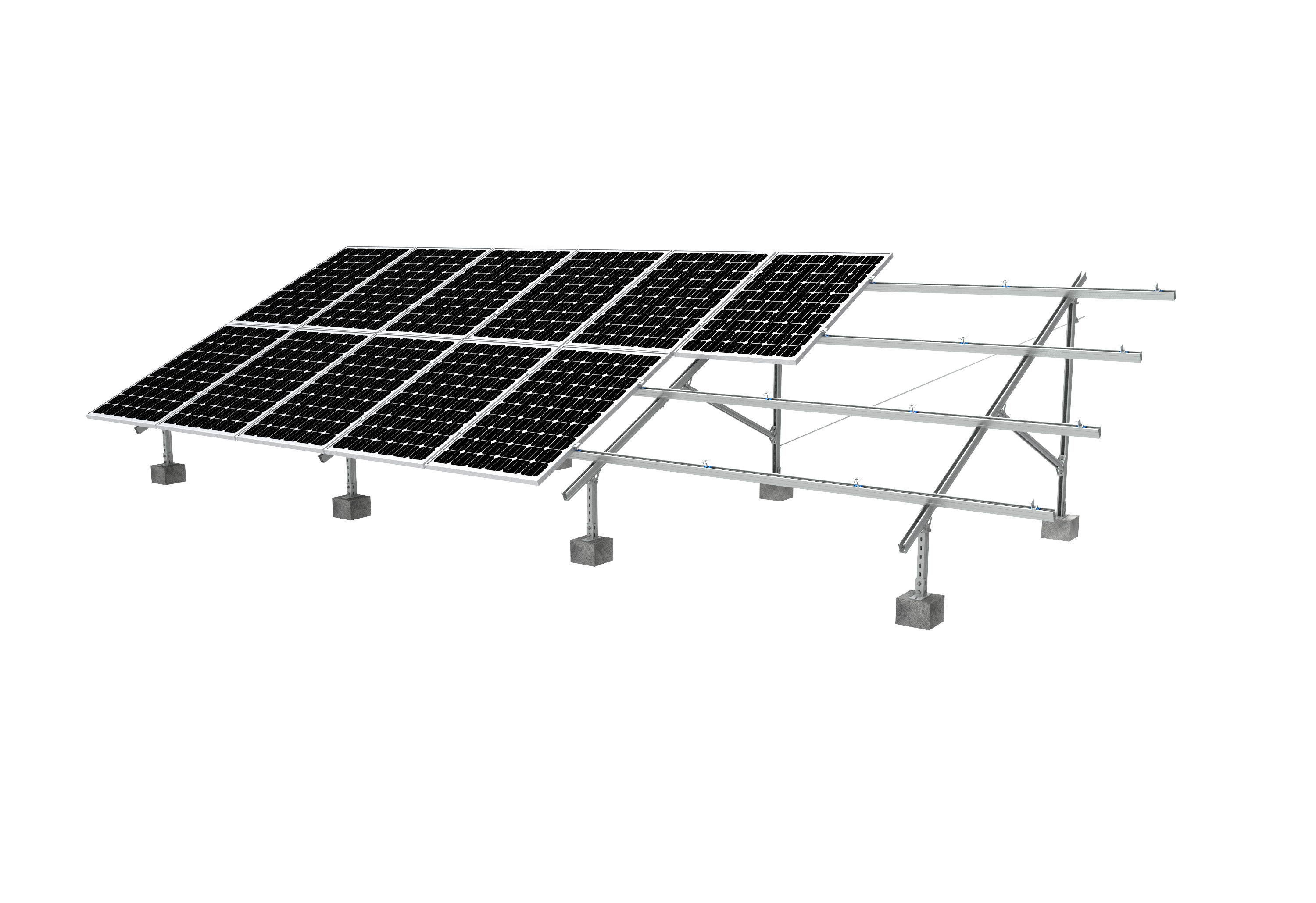 Бойу углеродистая сталь алюминиевая сплав наземные солнечные кронштейны