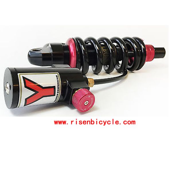 Landing Gear Suspension with Piggyback Compression/Rebound Damper Bicycle Shock