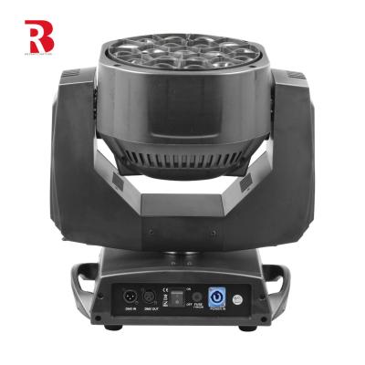 19x15W Alta potência RGBW 4 em 1 Bee Eye Moving Head Light IP20