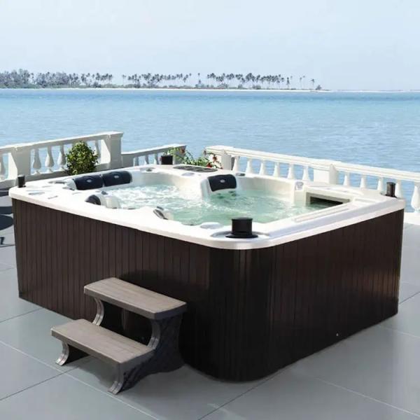 Customizable Logo Movable Spa & Hot Tub Headrest Pillow Grey Vinyl Bathhtub Accessory for your Ice Bathtub Accessories