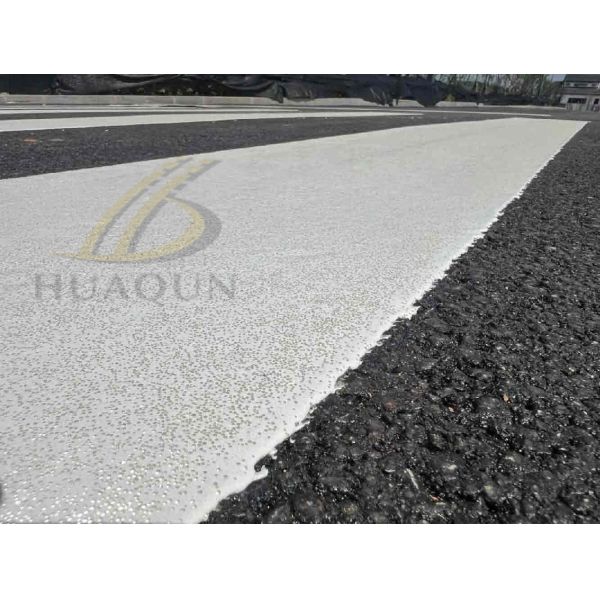 Hot Sale In Nigeria And Philippines High Reflective White And Yellow Road Paint Mixed Glass Bead Marking Highway Thermoplastic Reflective Road Paint