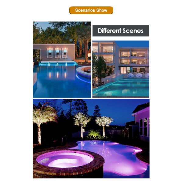 Underwater Recessed Light 316 Stainless Steel Face Marine-Grade Material With 110MM Diameter