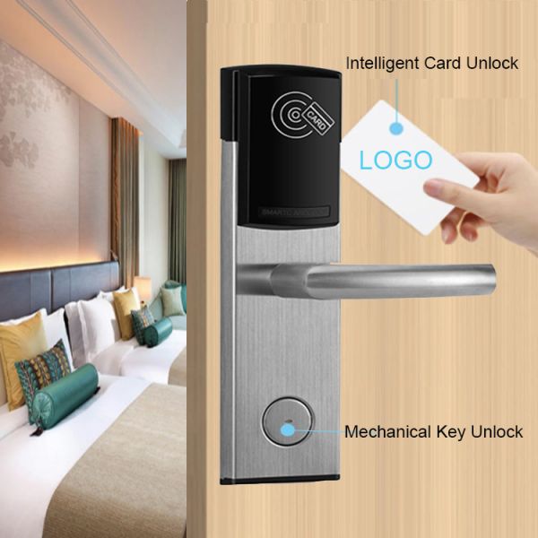 Нержавеющая сталь CE FCC Card Hotel Keyless Digital Door Lock с энергосберегающим переключателем