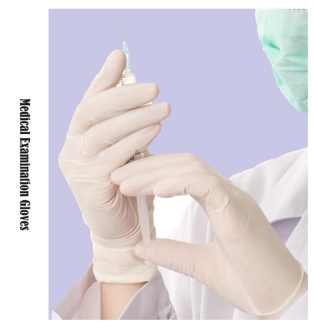 Medical Latex Non Sterile Gloves 100% Natural Latex Rubber Skin Friendly
