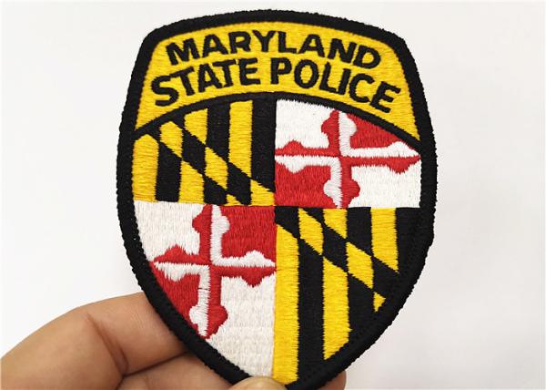 Security Uniforms Embroidered Badge Patches Sew On Patches For Jackets