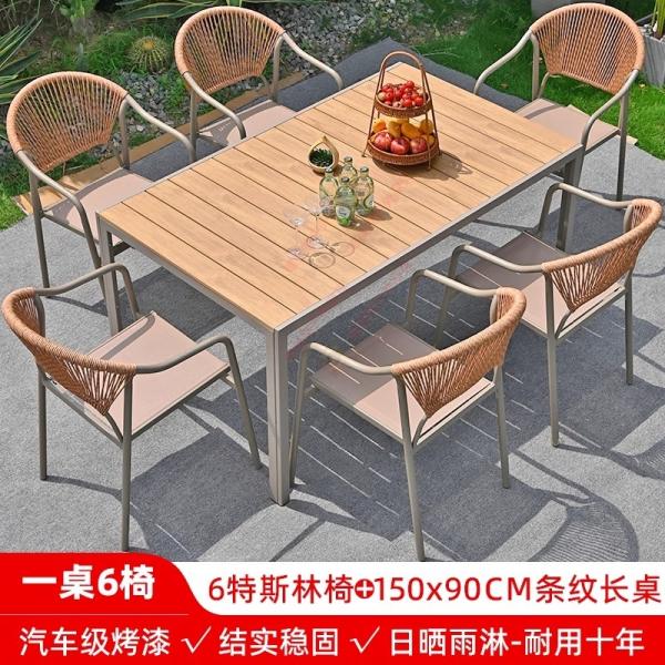 Outdoor Table And Chairs Set Waterproof And Sunproof Garden Patio Furniture Rattan Wicker Chair Combination For Villa Balcony Terrace And Open-Air Leisure
