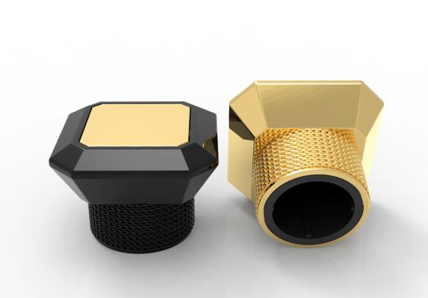 Factory Customized Logo Premium Glossy Square-Shaped Cap Perfume Cap for Fea 15