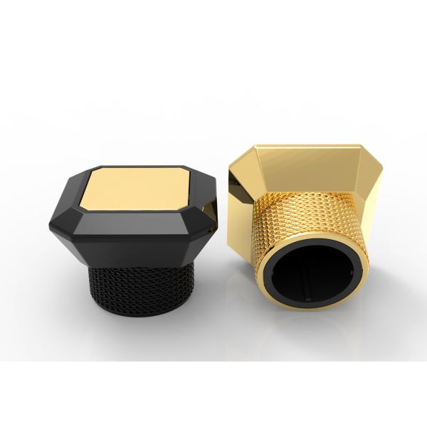 Factory Customized Logo Premium Glossy Square-Shaped Cap Perfume Cap for Fea 15