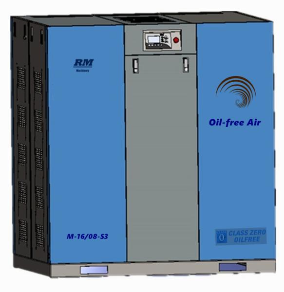 5.5kw 8bar 10bar 115psi 145psi Anest Iwata silent oil- free air compressor