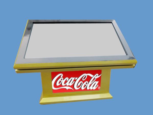 Multi Media Tel Touch Screen Monitor Kiosk LED/LCD Display With Fingerprint Reader