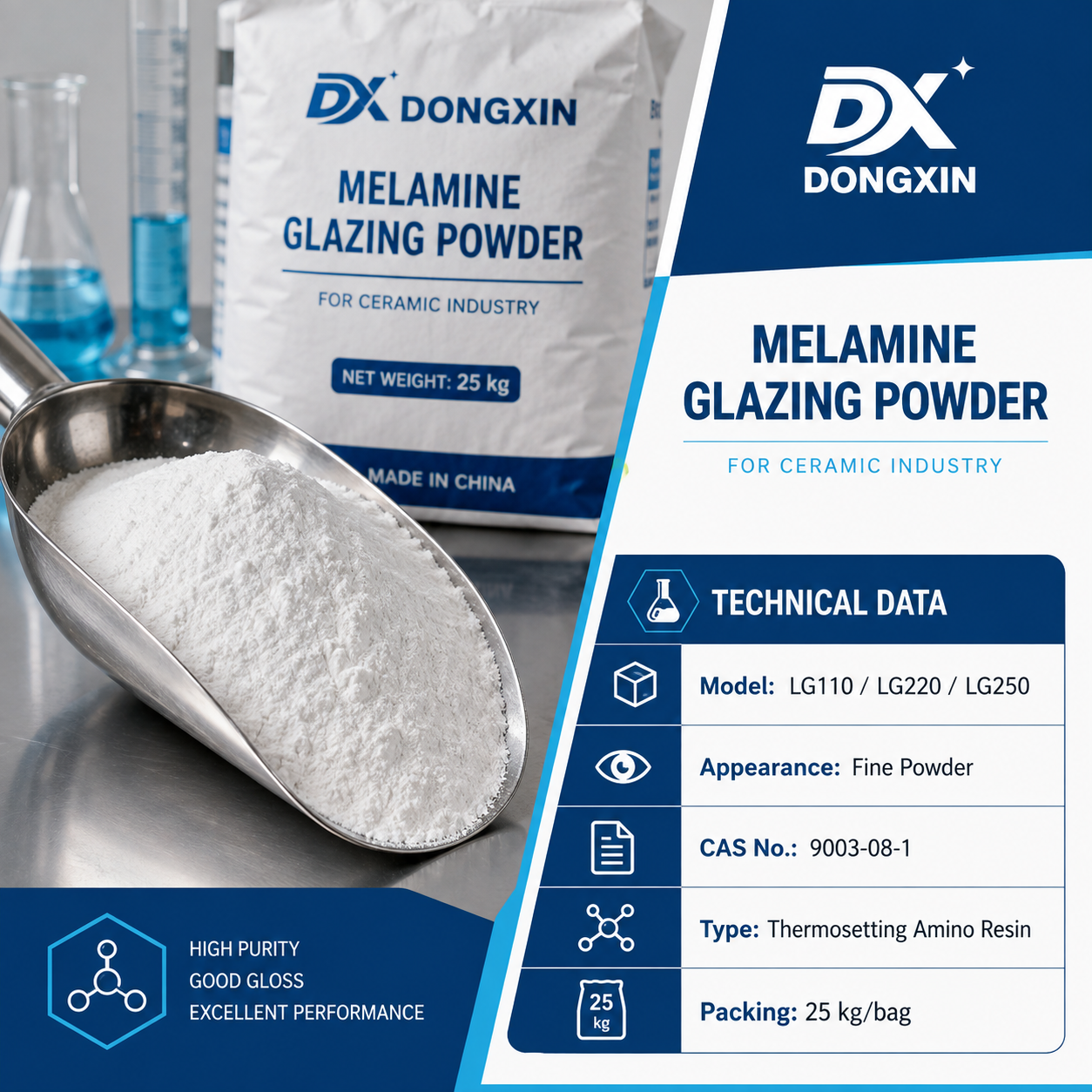 Synthetic Urea Formaldehyde Resin Powder Granular Solid Translucent
