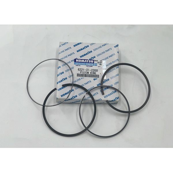 S6d108 Komatsu Excavator Parts Piston Ring High Temperature Resistant