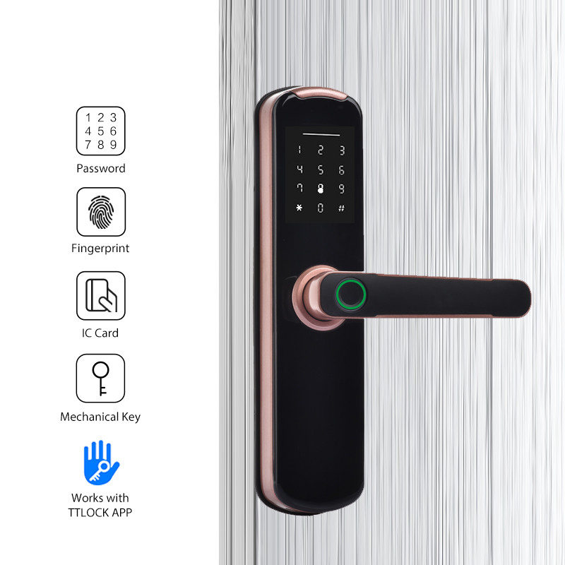 Замок Thumbprint биометрическое 0.1S WiFi отпечатка пальцев FPC Keyless