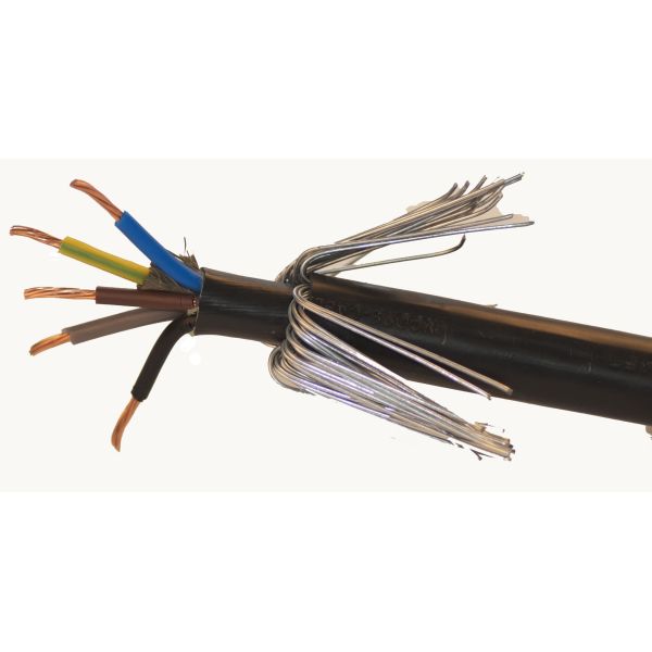 Mild Steel 3 Core Armoured Electrical Cable Multicore With Mechanical Protection