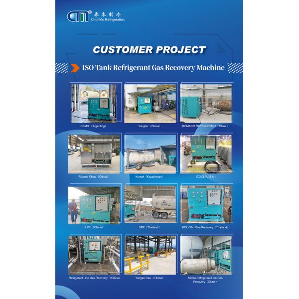 Commercial Refrigerant Recovery Machine With A High Recovery Rate Of >95%